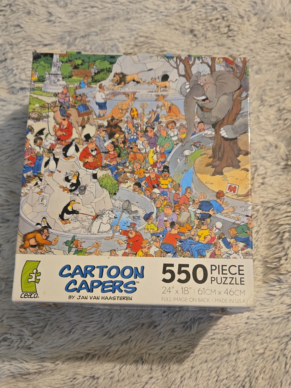 Ceaco - Jan Van Haasteren - Cartoon Capers 550 Piece Puzzle